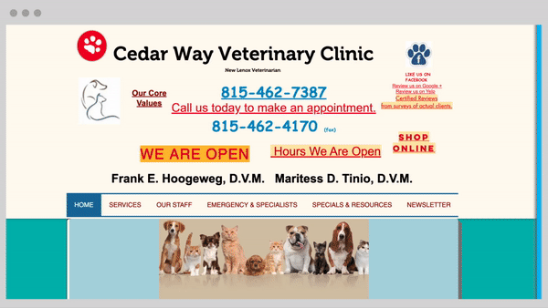 Veterinary Websites