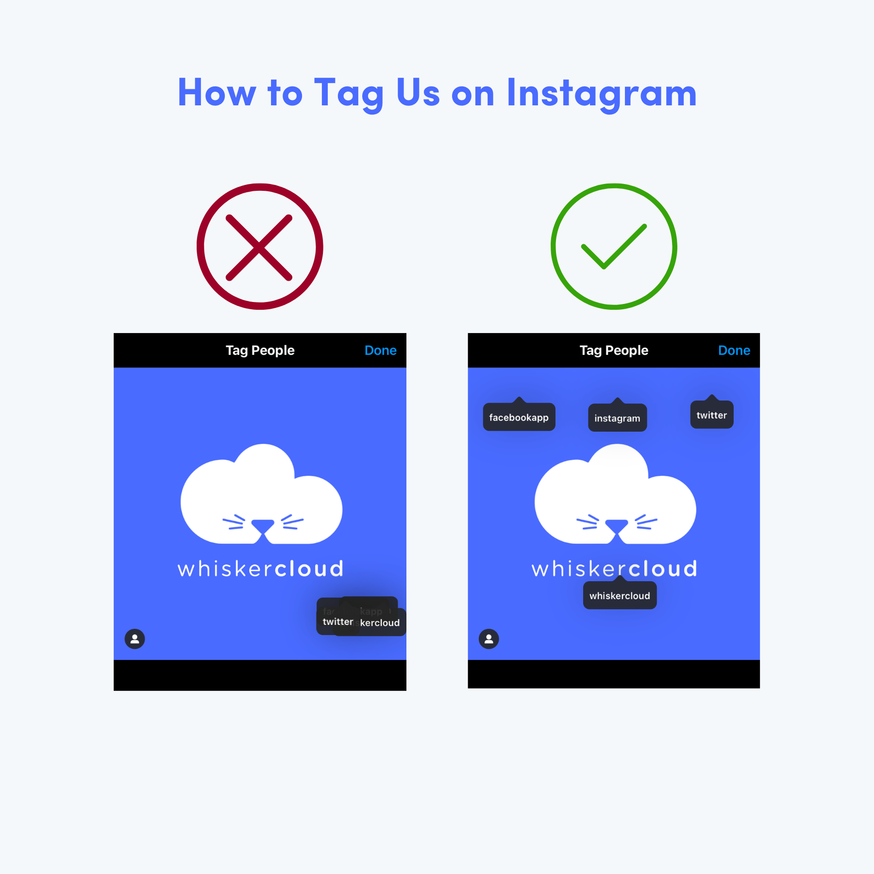 How to Tag us on Instagram