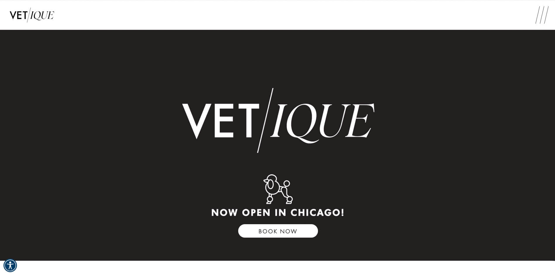 Vetique homepage