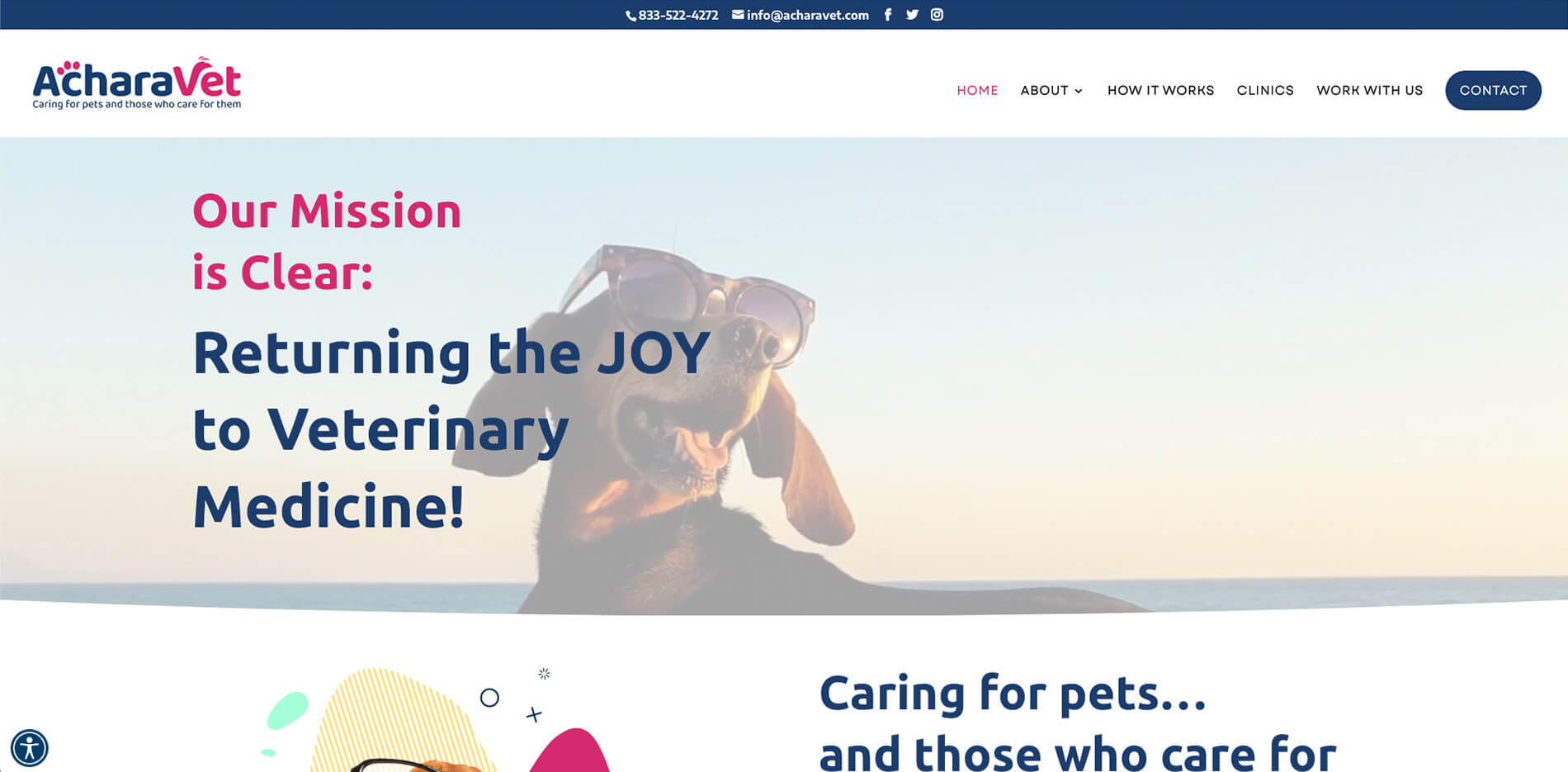 achara vet homepage